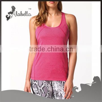 cotton spandex womens workout tank top , fitting gym tank tops&singlets ,racer back fitness tank top