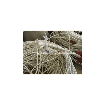 Nylon solid braided rope ,Nylon multifilament rope,knitted braided rope