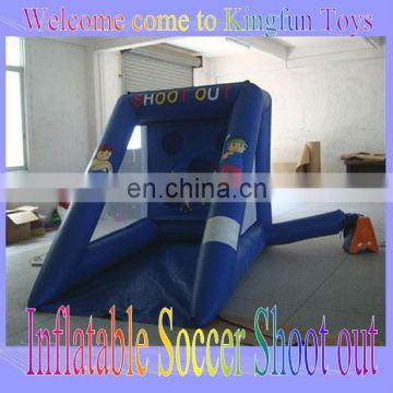 New inflatable soccer shootout/inflatable football game for amusement park