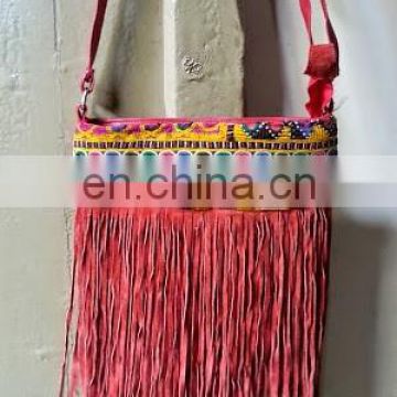 Indian Rabbari work Suede Banjara Sling Bag#bambuse#gypsy#bohofashion#kutch#Kutchi