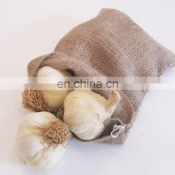 Cheap custom hessian packing garlic mesh bags for storage