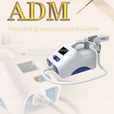 Q- Switch Ndyag Laser Tatto Machine Remove The Pigment Skin Pathological Changes Portable 