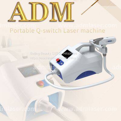 Skin Whitening Q- Switch Ndyag Laser Tatto Machine Beauty Instrument