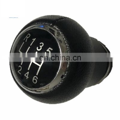 5/6 Speed Vehicle Black leather Gear Shift Knob For AUDI A6 4B0863279A