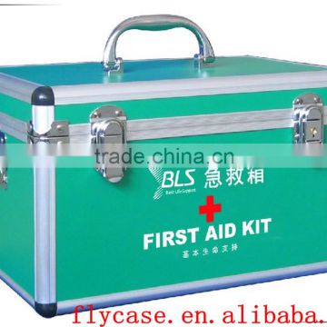 Aluminum alloy first aid case/kit,professional aluminum medical boxes