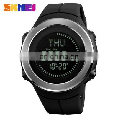 SKMEI 1294 Men Compass Watch Stop Watches Alarm Digital Count Down Sport Wristwatch
