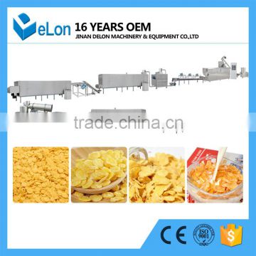 Breakfast puffed cereal production process factory price