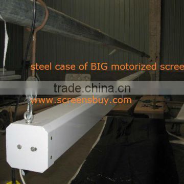 steel case of BIG motorized screen