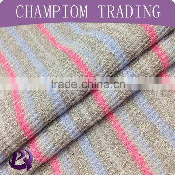 China professional factory 2015 most popular T/R Hacci knit fabric for scarf/jacket/dress