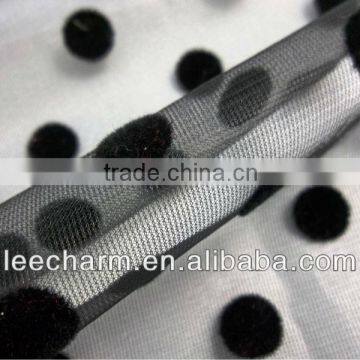 Flocking Dot Mesh Fabric