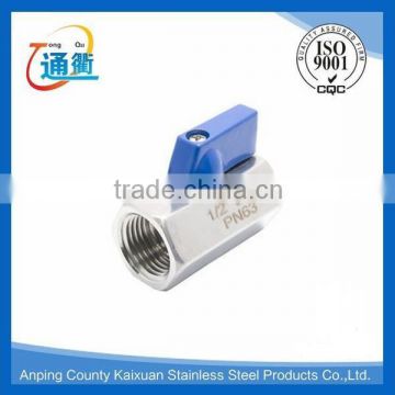 made in china casting stainless steel female npt mini ball valve                        
                                                                                Supplier's Choice