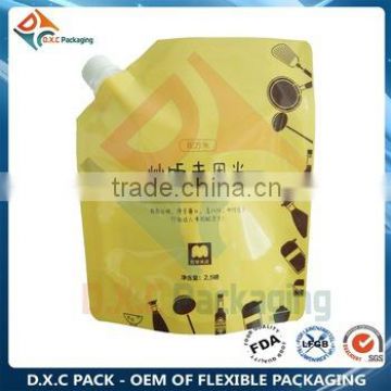 Manufacture Custom Print Premium Class Rice Packing Bag With Spout