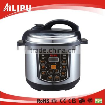 8L metal housing and micro-computer control multi rice cooker/electric pressure cooker