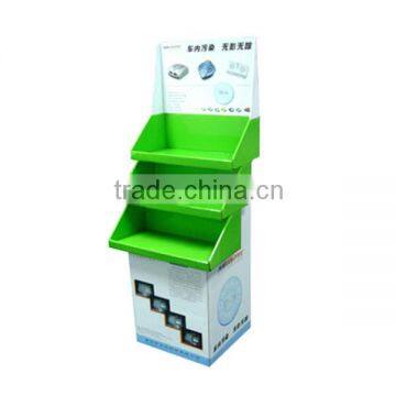 double-sided exhibiting cardboard bump bin