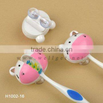 H1003-16 Hot Selling Cartoon Cow Tooth Brush Holder