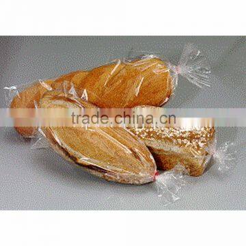 Transparent Printed Safety Flat Bread Bags for food safety/ Flat Plastic Bag