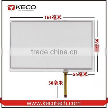 7" 7.0" inch Compatible 4 wire resistive 164*99 164mm*99mm AT070TN93 touch glass digitizer Screen