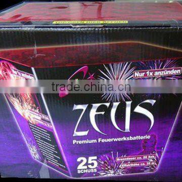 25 Shots fan shape Cake Fireworks