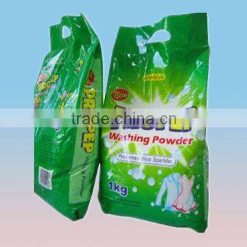 die cut washing detergent powder plastic bag originated in China