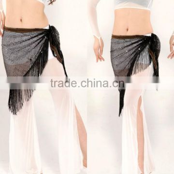 SWEGAL Wholesale new belly dance hip scarf single tassel wrap skirt SGBDJ13052