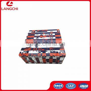 Factory Made Printing New Fashion Exquisite Rectangular Tin Containers