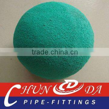 DN125 Medium soft,natural sponge Concrete pump cleaning ball for Niigata