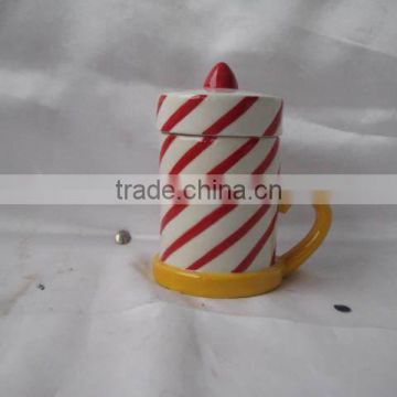 chirstmas 3D cupcake ceramic mug
