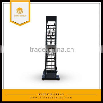 good design solid Iron granite display rack with customized logo