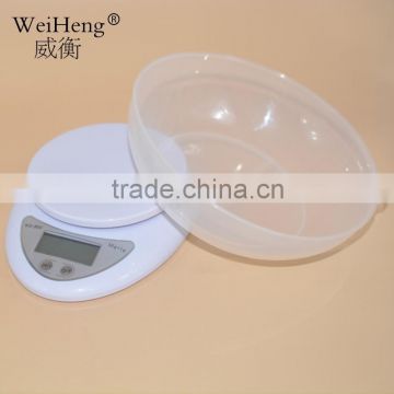 popular digital kitchen food weighing scale balance with big bowl
