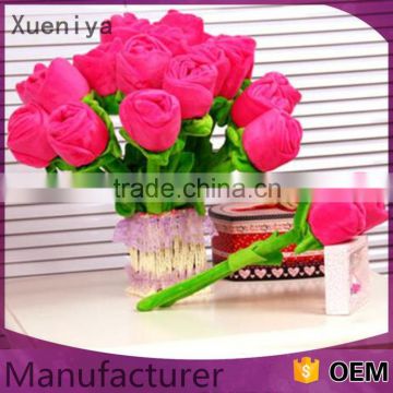Romantic Valentine Gift Wedding Article Wholesale Plush Rose Flower