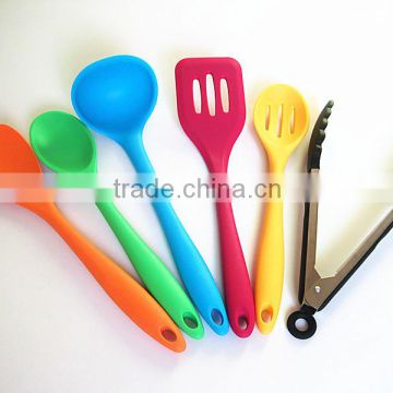 FDA food grade non stick heat resistant colorful silicone utensil for kitchen