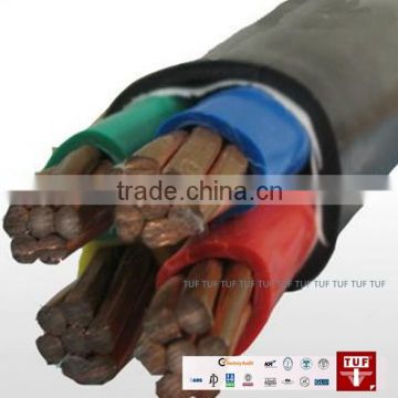 Insulated copper marine cable
