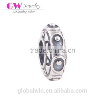 Wholesaler Jewellery In China Cheap Engravable Charms Antique Silver Beads T115