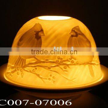 bird tealight candle holder-BC007-07006