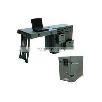 supply OEM rotational moulding plastic boxes, aluminium mould by rotational mould, OEM military boxes and desk
