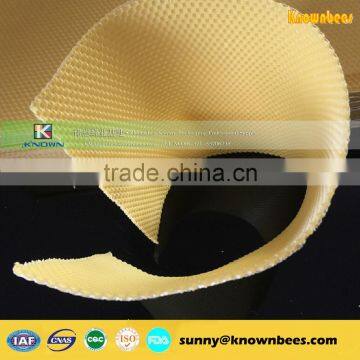 Bulk quantity yellow color beeswax sheet comb foundation