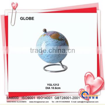 plastic deskpot globe with wood base YGL1212 plastic world globe earth golbe