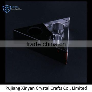 Top fashion custom design cartoon acrylic crystal candle holder with reasonable price