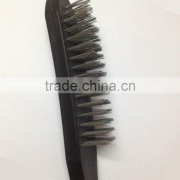 Cheap price Steel wire brush with plastic handle