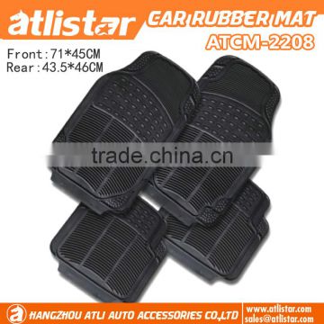 universal anti-slip car mat in rubber material