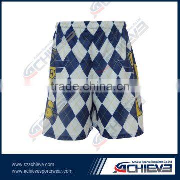 white blue soccer uniform sports short with polyester