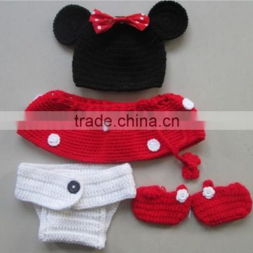 2014 new fashion baby girl out fit polka dot outfit