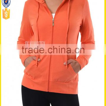 Woman Fitness Wholesale Zip Up Run Hoodies Custom Fleece Gym Hoodies