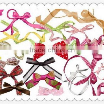 Best quality hotsell velvet ribbon bow with elastic loop
