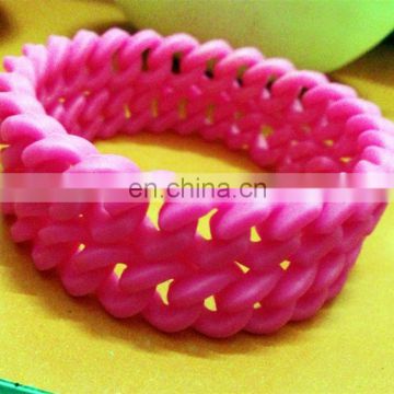 2015 Stylish Glow in the dark debossed silicone wristband