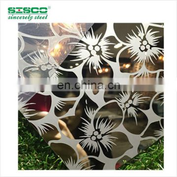 Color Black Stainless Steel Mirror Sheet 201 304