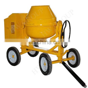 6HP diesel concrete mixer 350L/2wheels/4 wheels gasoline concrete mixer factory selling