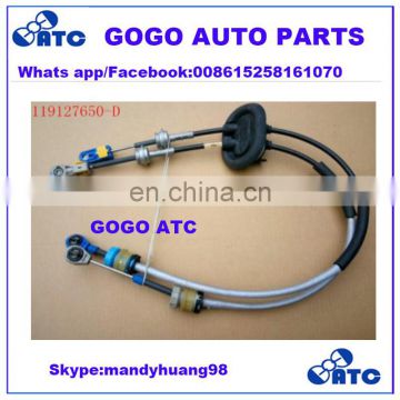 gear shift control cable parts FOR PEUGEOT408 C itroen C4L/MT/1.6L 119127650-D