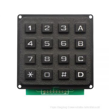 4X4 16 keys plastic waterproof keypad for access control
