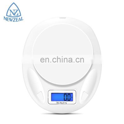 Hot Selling Smart Airfresh APP USB Rechargeable Food Electronic Digital Weighing Blue Tooth Kitchen Food Scale